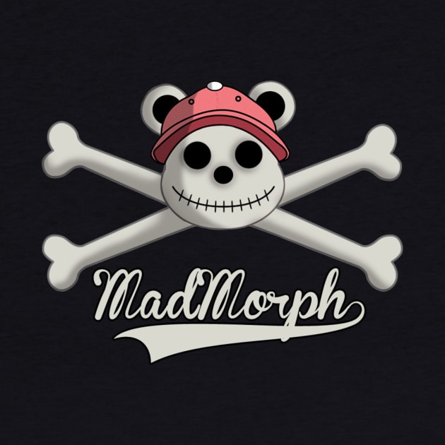 Skeleton Bear - Skull & Crossbones by MadMorph